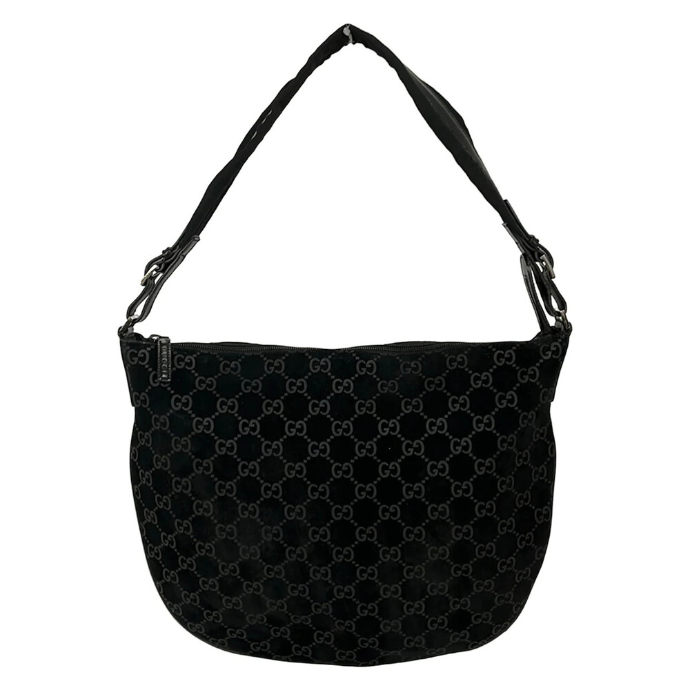 Gucci Gg Black Suede Leather 0***** #324974G58B